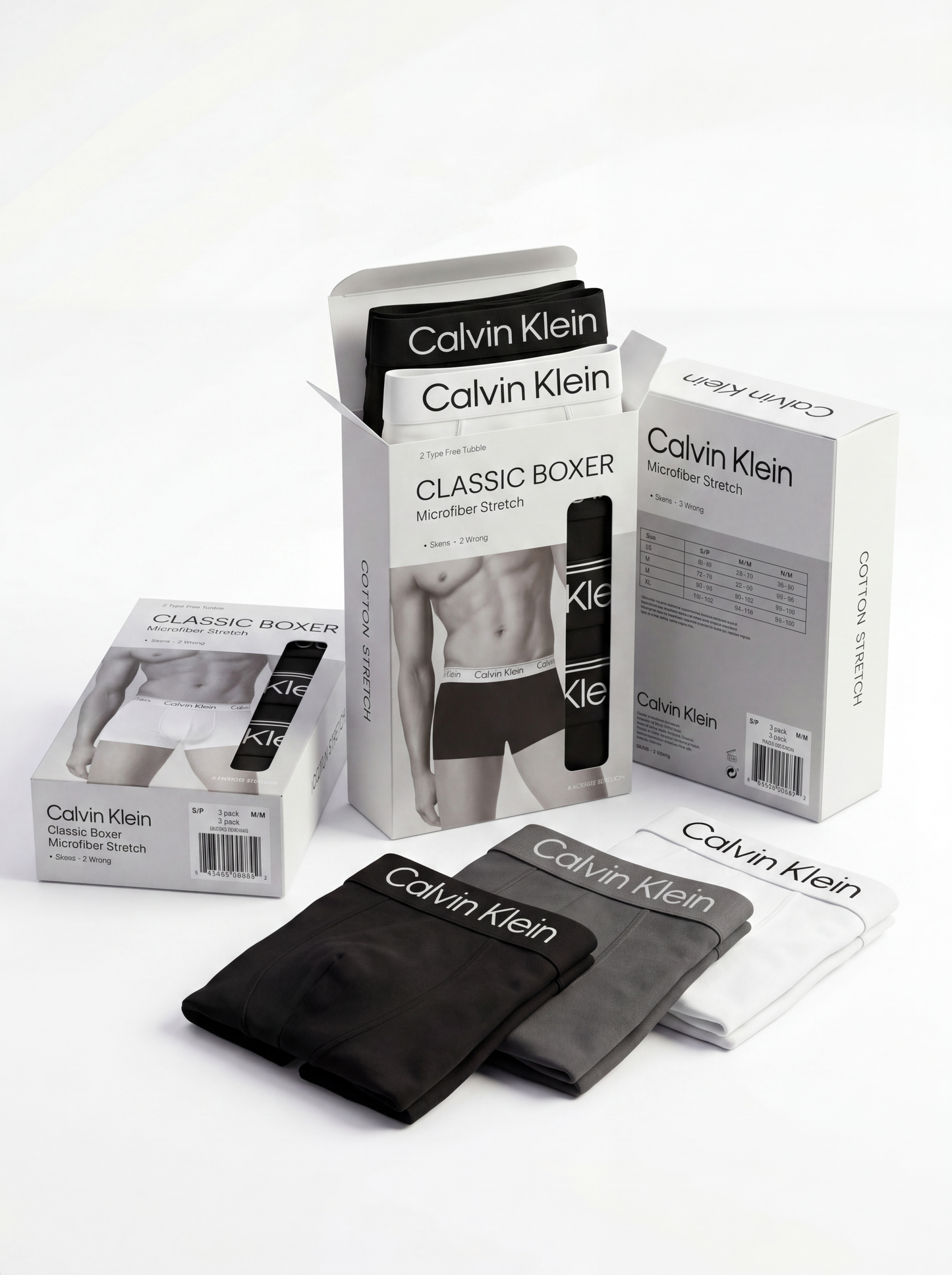 9 PACK STRETCH TRUNKS